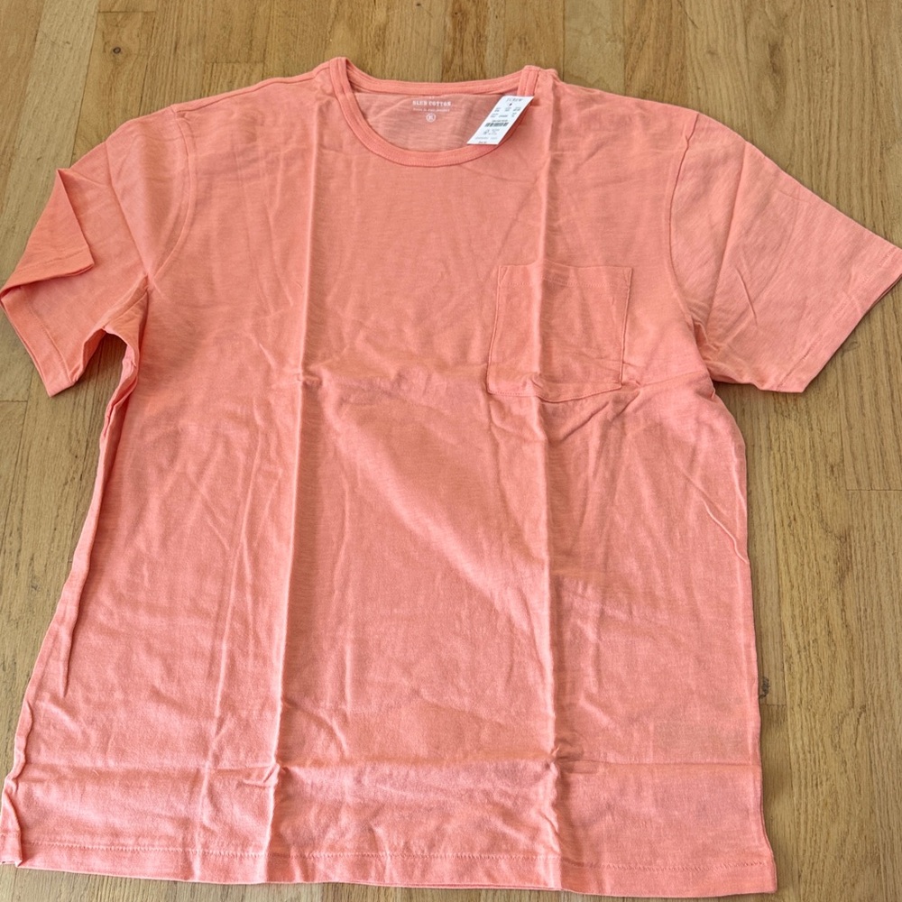 J. Crew Coral Crew Neck Tee brand new with tags - Picture 4 of 5